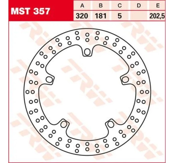 TRW Bremsscheiben für BMW K 1600 GTL ABS 2011-2021