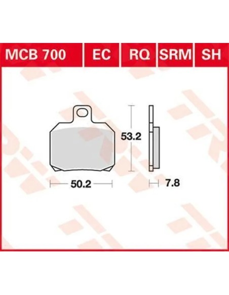 TRW Bremsbeläge & Bremsbacken für APRILIA TUONO V4 1100 RR ABS 2015-2024