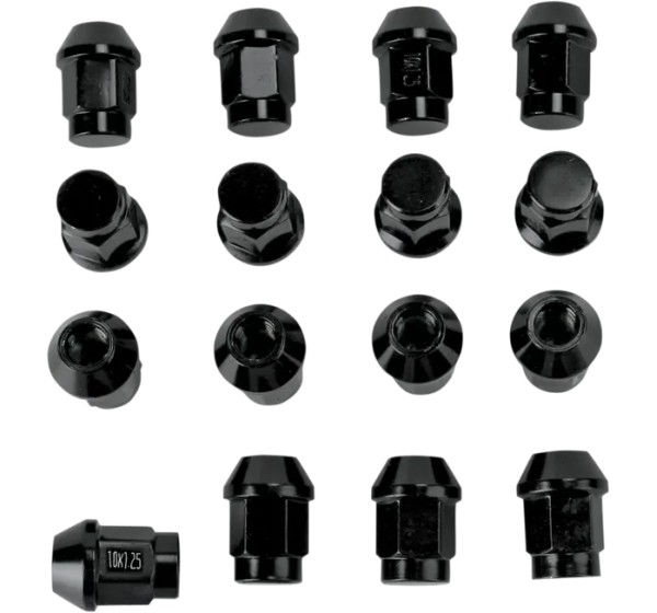 DWT DOUGLAS WHEEL Montagematerial & Zubehör - LUG NUT BLK 10MM TAPR 16P