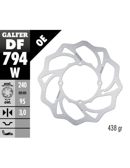 GALFER Bremsscheiben - Detailansicht