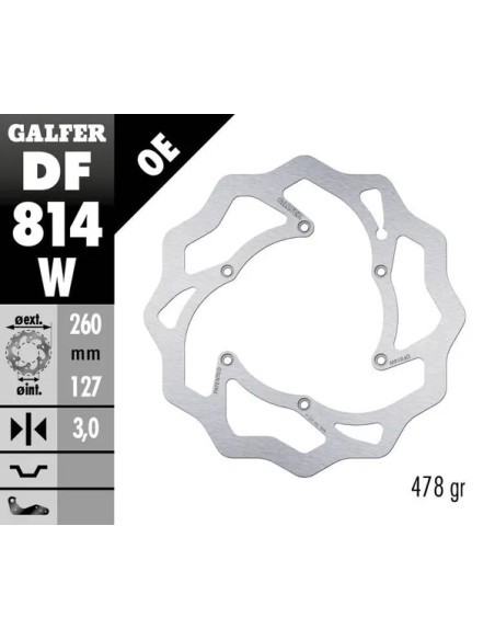 GALFER Bremsscheiben - Detailansicht