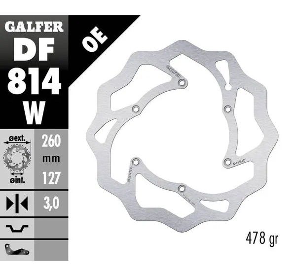 GALFER Bremsscheiben - Detailansicht