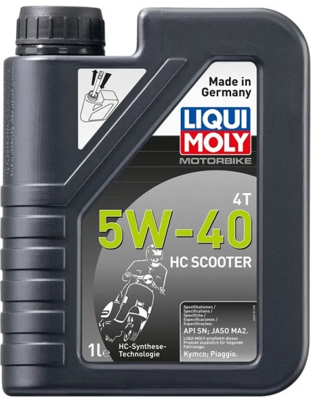 LIQUI MOLY Öl- und Schmierstoffe - 4T 5W-40 HC SCOOTER 1l