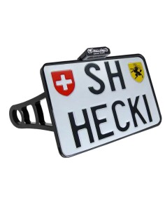 Kennzeichen-Seitenhalter - mit 1" Achse