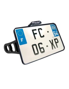 Kennzeichen-Seitenhalter - mit 1" Achse