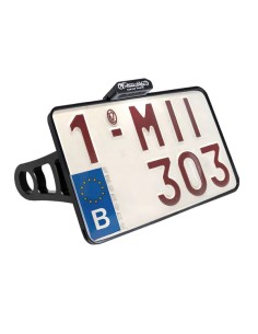 Kennzeichen-Seitenhalter - mit 1" Achse