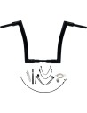 1-1/2" EZ Install Flat Top Lenker-Kit