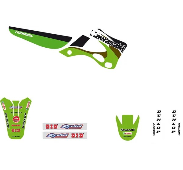TECNOSEL Dekorsätze & Aufkleber für KAWASAKI KX 125 L 1999-2002