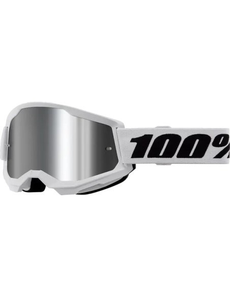 100% Motorradbrillen - GOG STRATA 2 WHITE MR SL