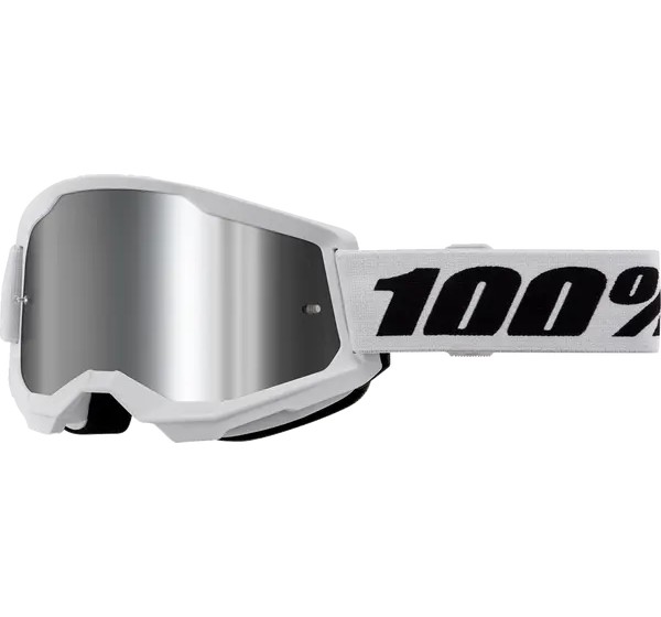 100% Motorradbrillen - GOG STRATA 2 WHITE MR SL