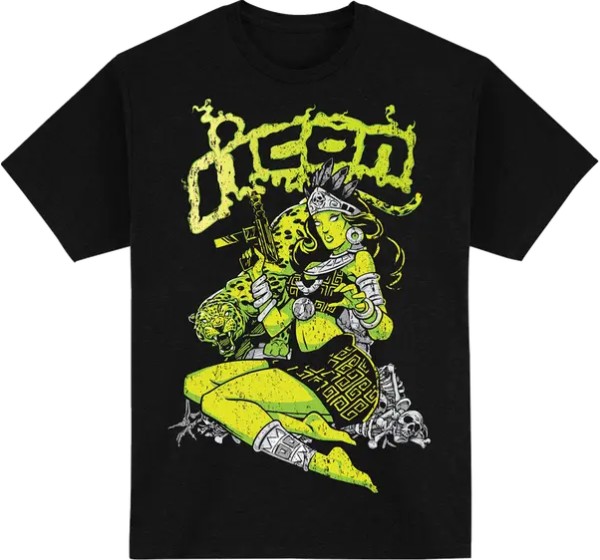 ICON T-Shirts, Poloshirts & Tanktops - TEE AZTEC NINE BLACK 2X