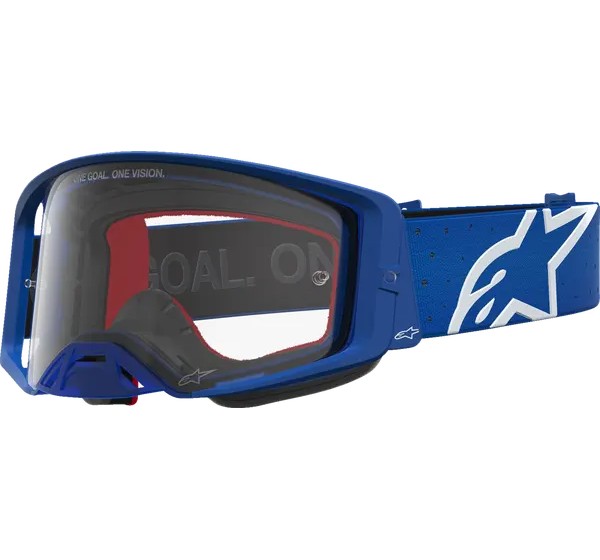 ALPINESTARS GOGGLES Motorradbrillen - GOGGLE SUPERTECH VESTA BLU/WHT