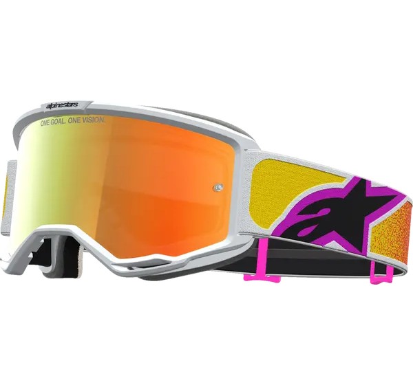 ALPINESTARS GOGGLES Motorradbrillen - GOGGLE VISION 5 DRAG ORG RED M