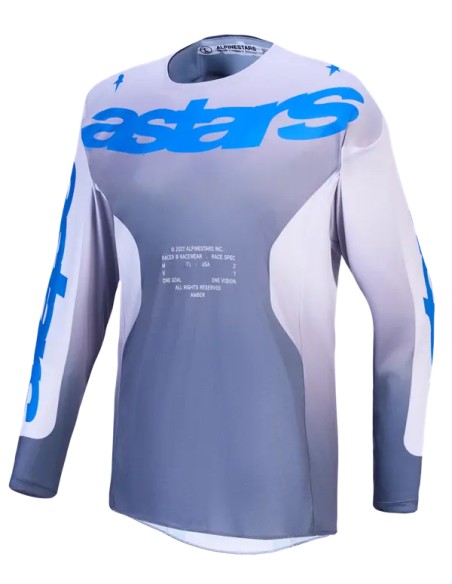 ALPINESTARS(MX) Jerseys - JERSEY RACER AMBER GRY/LIL/BLU