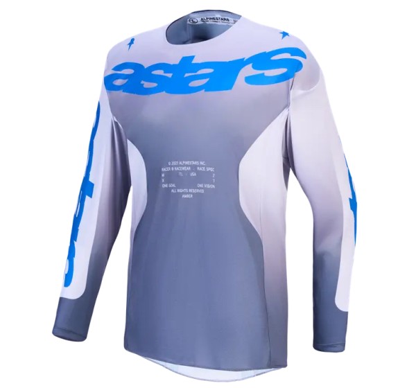 ALPINESTARS(MX) Jerseys - JERSEY RACER AMBER GRY/LIL/BLU