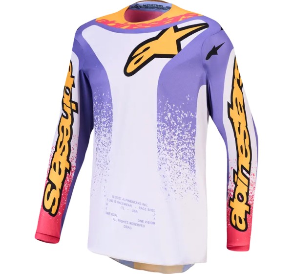 ALPINESTARS(MX) Jerseys - JERSEY YTH FLUID DRAG LIL/BLU/