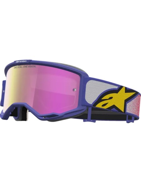 ALPINESTARS GOGGLES Motorradbrillen - GOGGLE VISION 5 DRAG RED PURPL