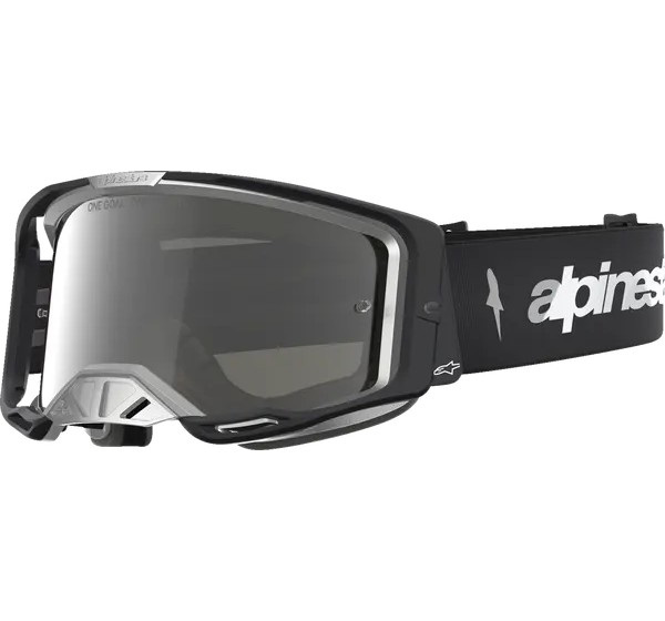 ALPINESTARS GOGGLES Motorradbrillen - GOGGLE VISION 8 AMBER BK SILVR