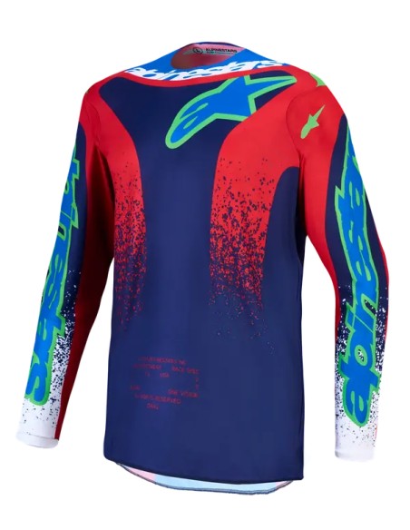 ALPINESTARS Jerseys - JERSEY FLUID DRAG BL/NV/RD/WH