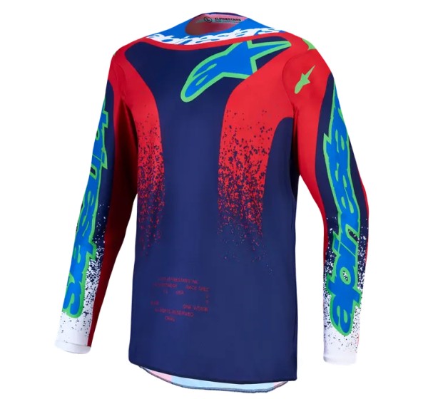 ALPINESTARS Jerseys - JERSEY FLUID DRAG BL/NV/RD/WH
