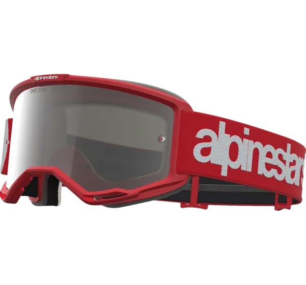 ALPINESTARS GOGGLES Motorradbrillen - GOGGLE VISION 5 HONE RED WHITE