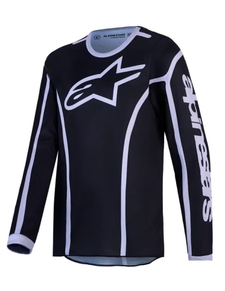ALPINESTARS(MX) Jerseys - JERSEY YTH FLUID APEX V2 BLK/S