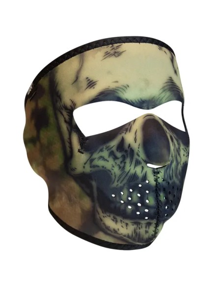 ZAN HEADGEAR Kopf- & Halsbedeckungen - FULL MASK NEOPRENE WOOD TIE DY