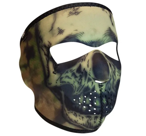 ZAN HEADGEAR Kopf- & Halsbedeckungen - FULL MASK NEOPRENE WOOD TIE DY