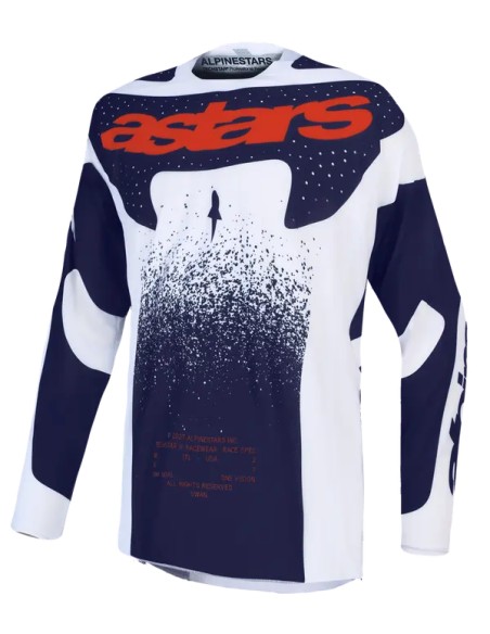 ALPINESTARS Jerseys - JERSEY TECHSTAR SWAN LIL/GY/RD