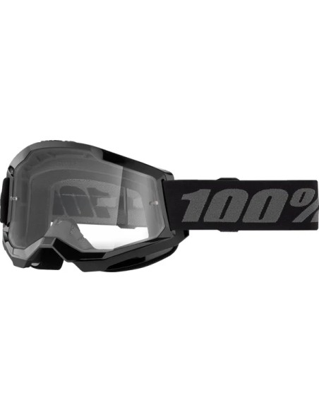 100% Motorradbrillen - GOGGLE STRATA 2 BLACK CLR