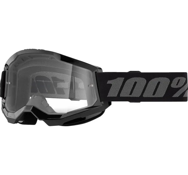 100% Motorradbrillen - GOGGLE STRATA 2 BLACK CLR