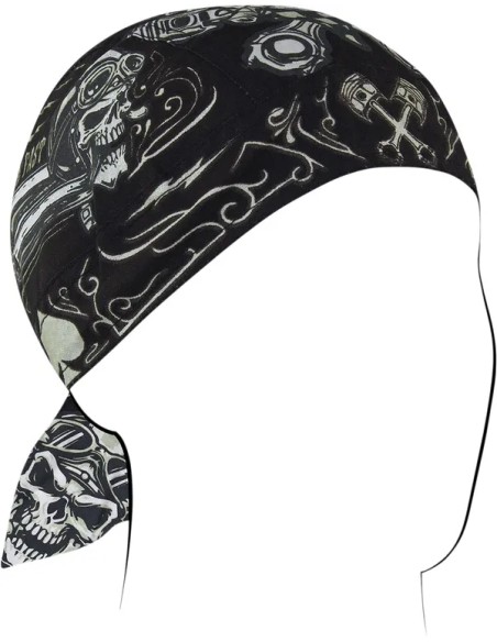ZAN HEADGEAR Kopf- & Halsbedeckungen - FLYDANNA COTN BIKER SKULL