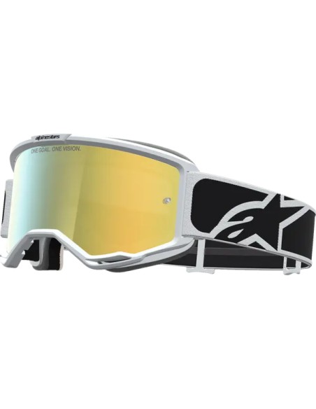 ALPINESTARS Motorradbrillen - GOGGLE VISION 5 RORA BLK WHITE