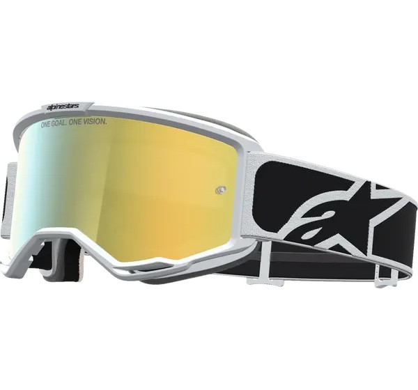 ALPINESTARS Motorradbrillen - GOGGLE VISION 5 RORA BLK WHITE