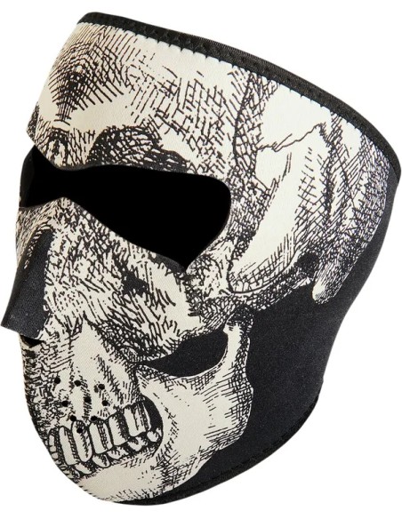 ZAN HEADGEAR Kopf- & Halsbedeckungen - FACE MASK SKULL FACE GLOW