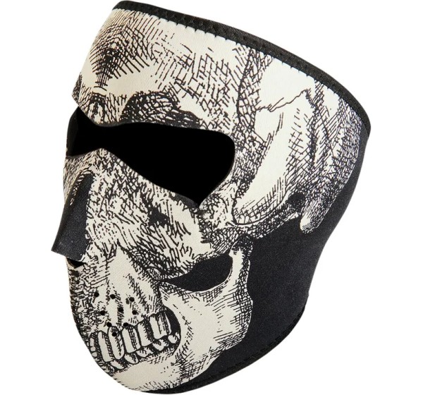 ZAN HEADGEAR Kopf- & Halsbedeckungen - FACE MASK SKULL FACE GLOW