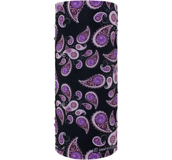 ZAN HEADGEAR Kopf- & Halsbedeckungen - MOTLEY TUBE PURPL PAISLEY