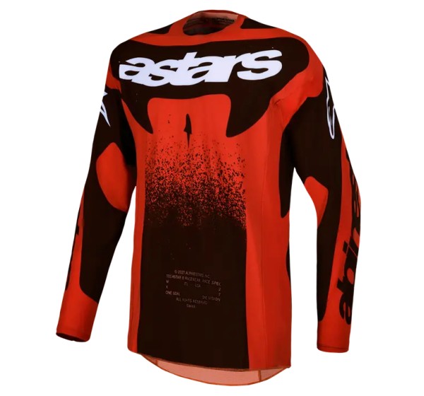 ALPINESTARS Jerseys - JERSEY TECHSTAR SWAN RED/BK/WH