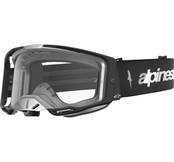 ALPINESTARS GOGGLES Motorradbrillen - GOGGLE VISION 8 AMBER BLK/SIL/