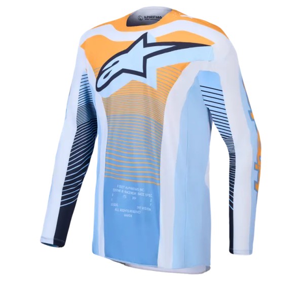 ALPINESTARS Jerseys - JERSEY TECHSTAR MAVEN BLU/TNG/