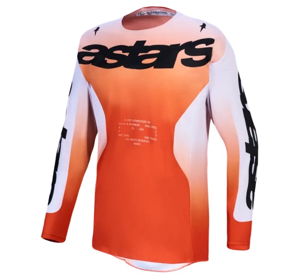 ALPINESTARS Jerseys - JERSEY RACER AMBER RED/LIL/BLK