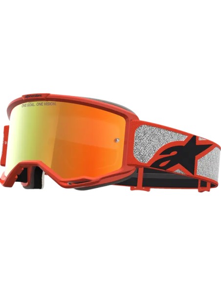 ALPINESTARS Motorradbrillen - GOGGLE VISION 5 RORA SIL ORANG