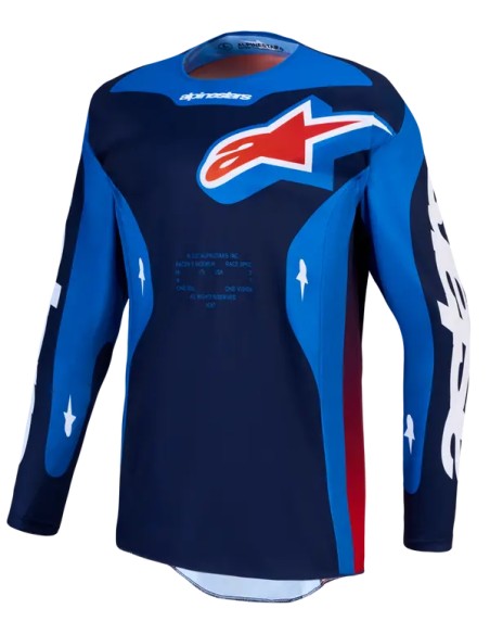 ALPINESTARS(MX) Jerseys - JERSEY RACER HUNT BLUE/RED 2X