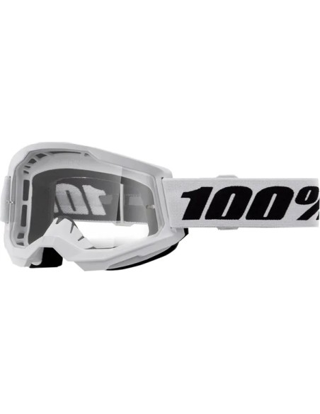100% Motorradbrillen - GOGGLE STRATA 2 WHITE CLR