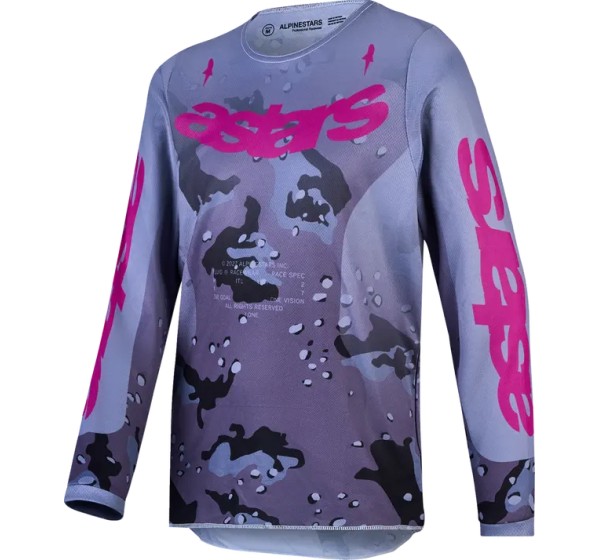 ALPINESTARS(MX) Jerseys - JERSEY YTH FLUID LONE GY/CAMO/
