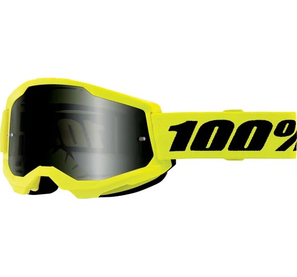 100% Motorradbrillen - GOGGLE STRATA 2 SAND NEON YELL