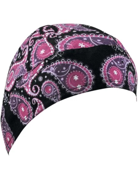 ZAN HEADGEAR Kopf- & Halsbedeckungen - FLYDANNA PURPLE PAISLEY