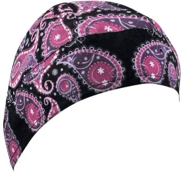 ZAN HEADGEAR Kopf- & Halsbedeckungen - FLYDANNA PURPLE PAISLEY