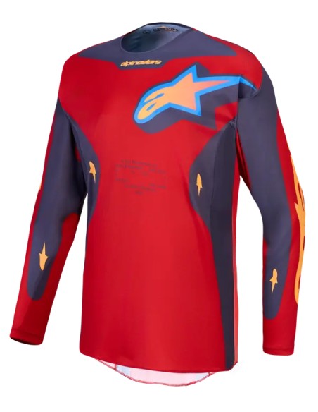 ALPINESTARS(MX) Jerseys - JERSEY RACER HUNT RED/CORAL 2X