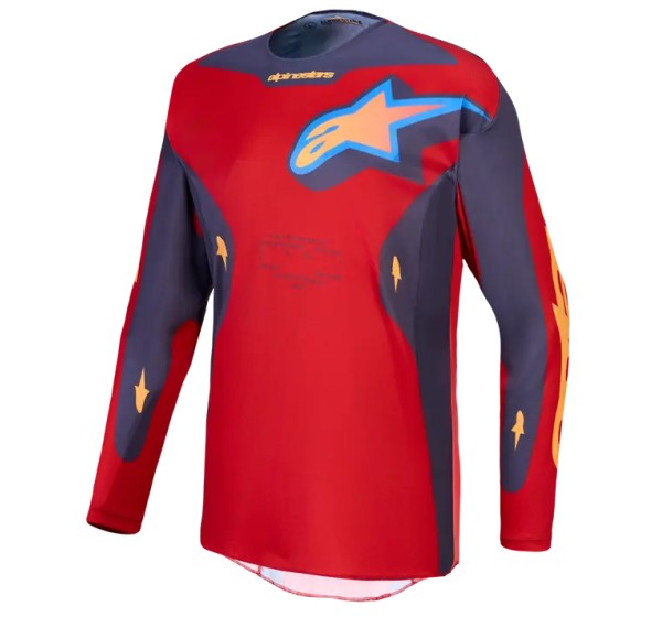 ALPINESTARS(MX) Jerseys - JERSEY RACER HUNT RED/CORAL 2X